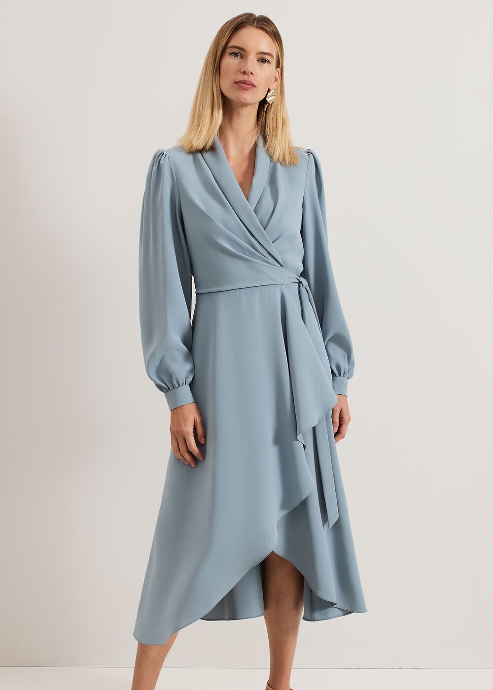 Phillippa Wrap Dress Eau De Nil