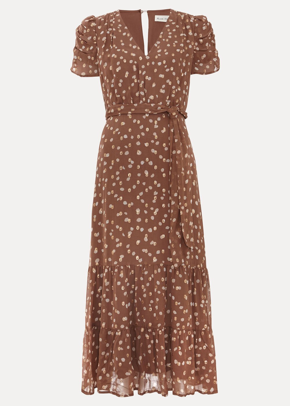 Amy Spot Midi Dress Multi