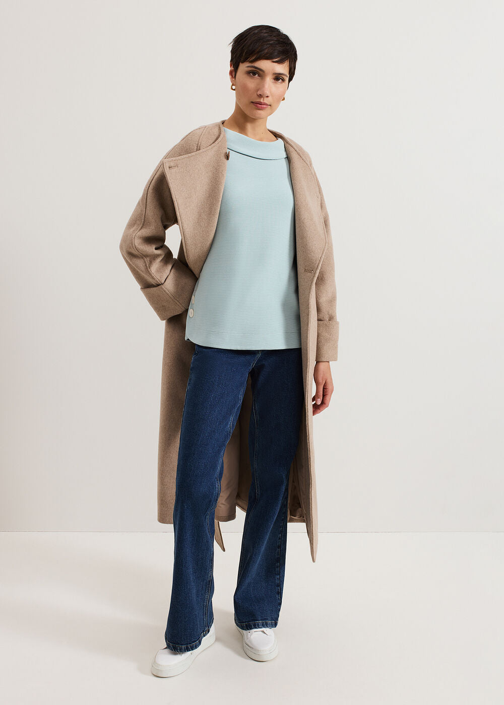 Remy Textured Top Eau De Nil