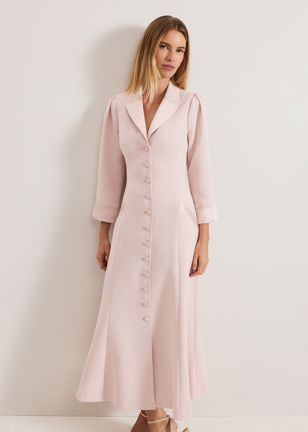 Paloma Tux Dress Cameo Pink