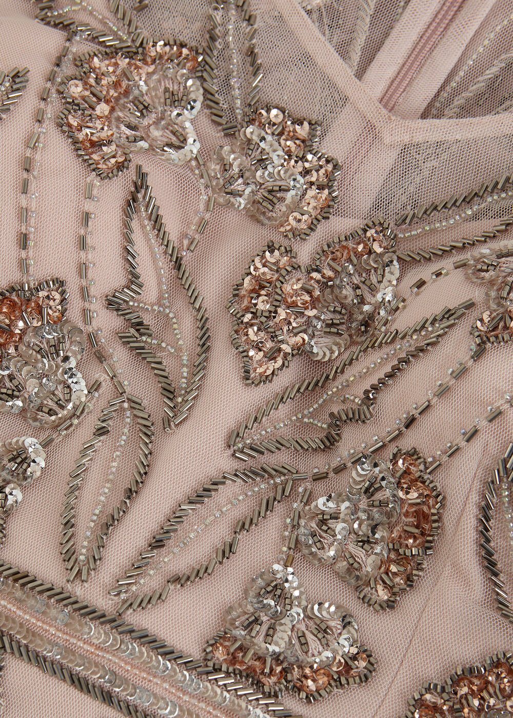 Evonne Beaded Dress Pale Pink
