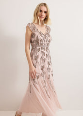Petite Evonne Dress Pale Pink