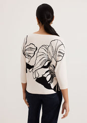 Petite Poppie Top Black/Ivory