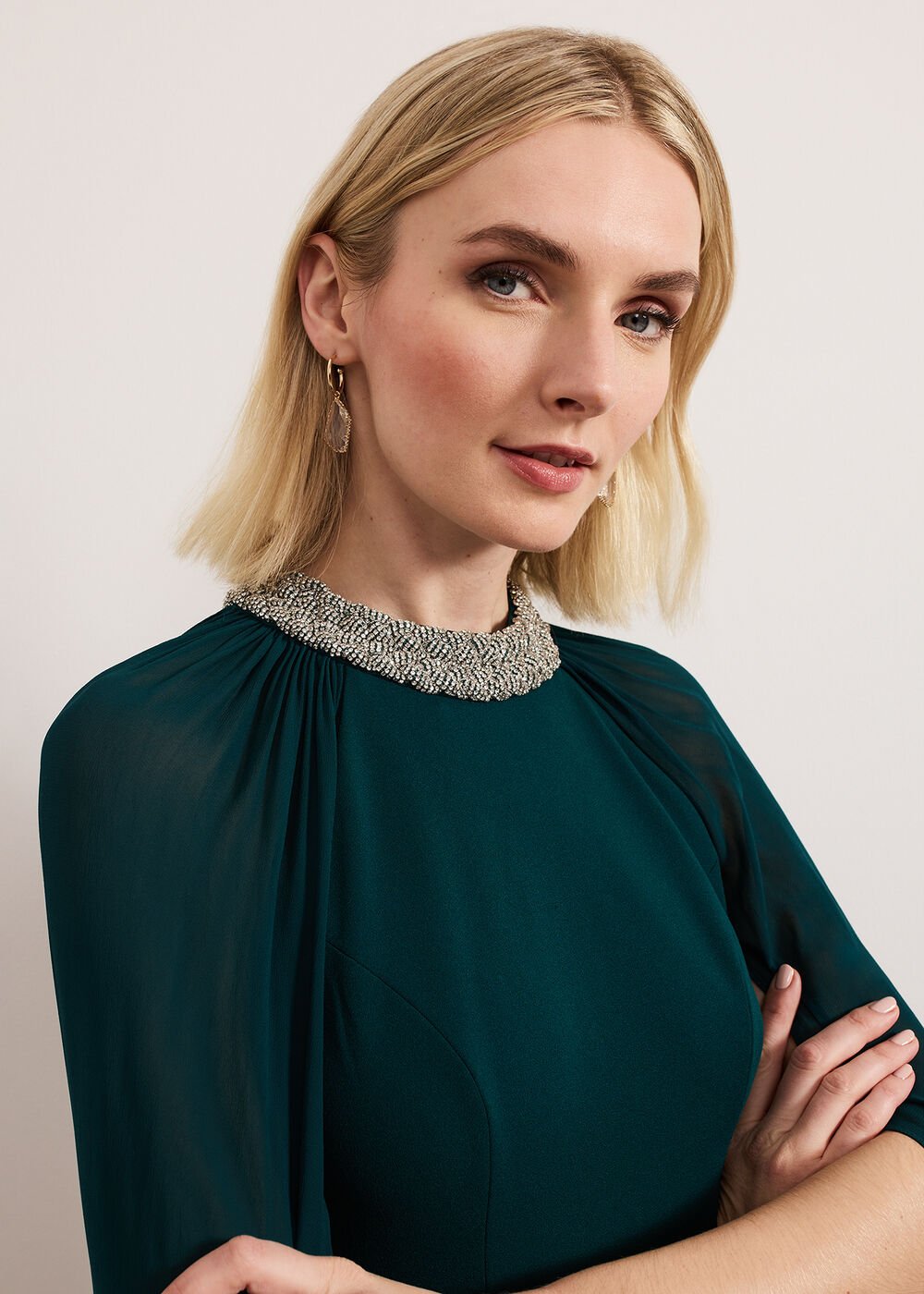 Bridie Maxi Dress Dark Green