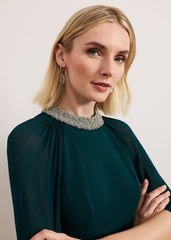 Bridie Maxi Dress Dark Green