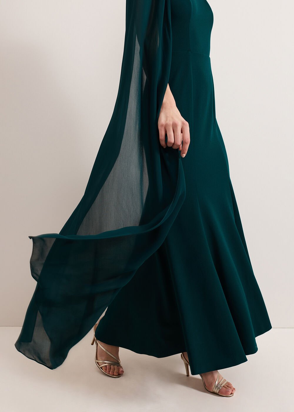 Bridie Maxi Dress Dark Green