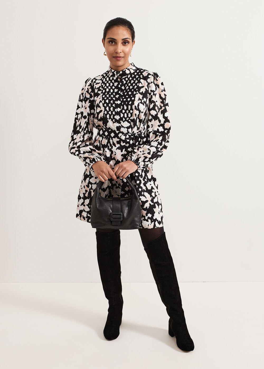 Petite Dolly Dress Black