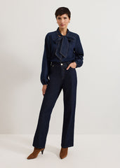 Frankie Jean Dark Wash