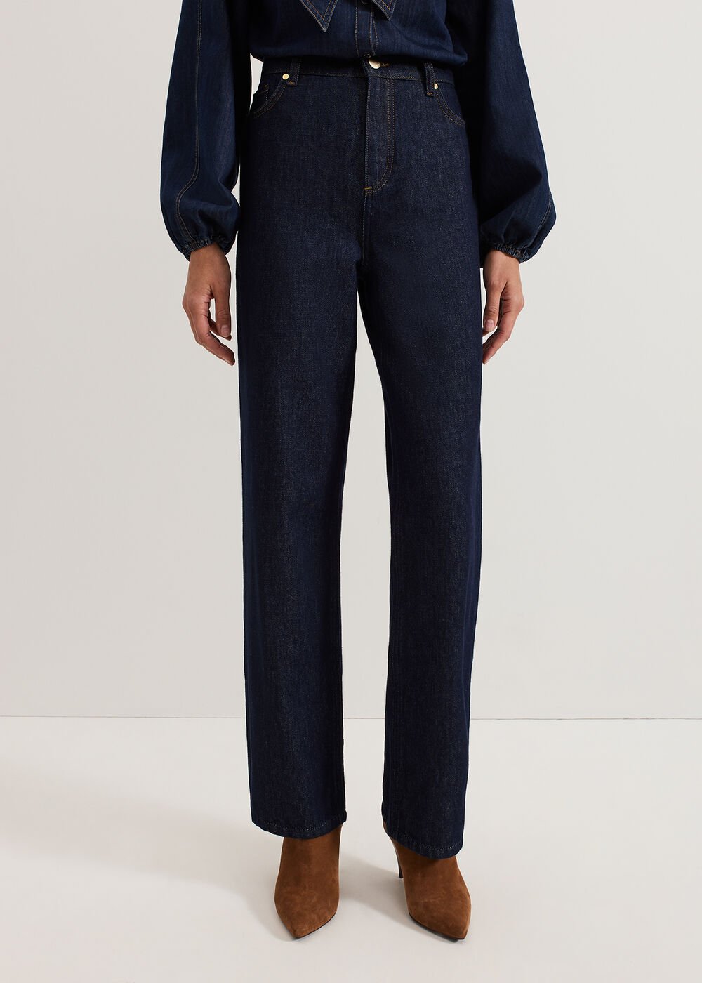 Frankie Jean Dark Wash
