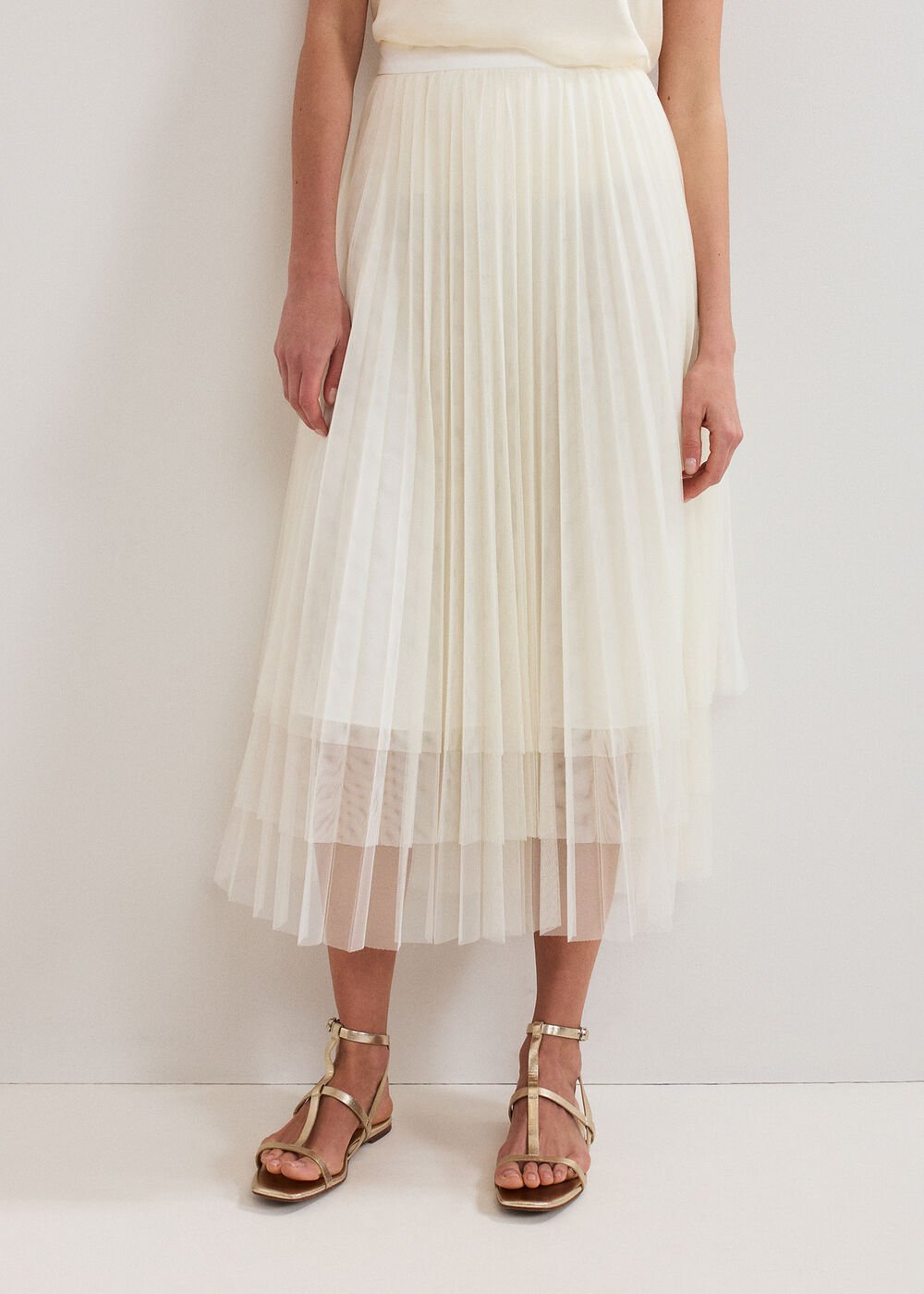 Lila Tulle Skirt Ivory