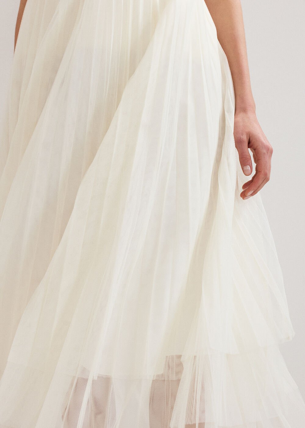 Lila Tulle Skirt Ivory