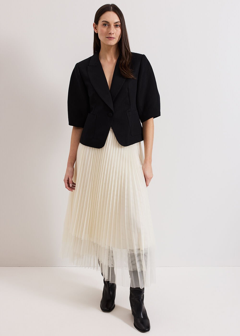 Lila Tulle Skirt Ivory