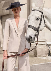 Amble Sheen Blazer Neutral