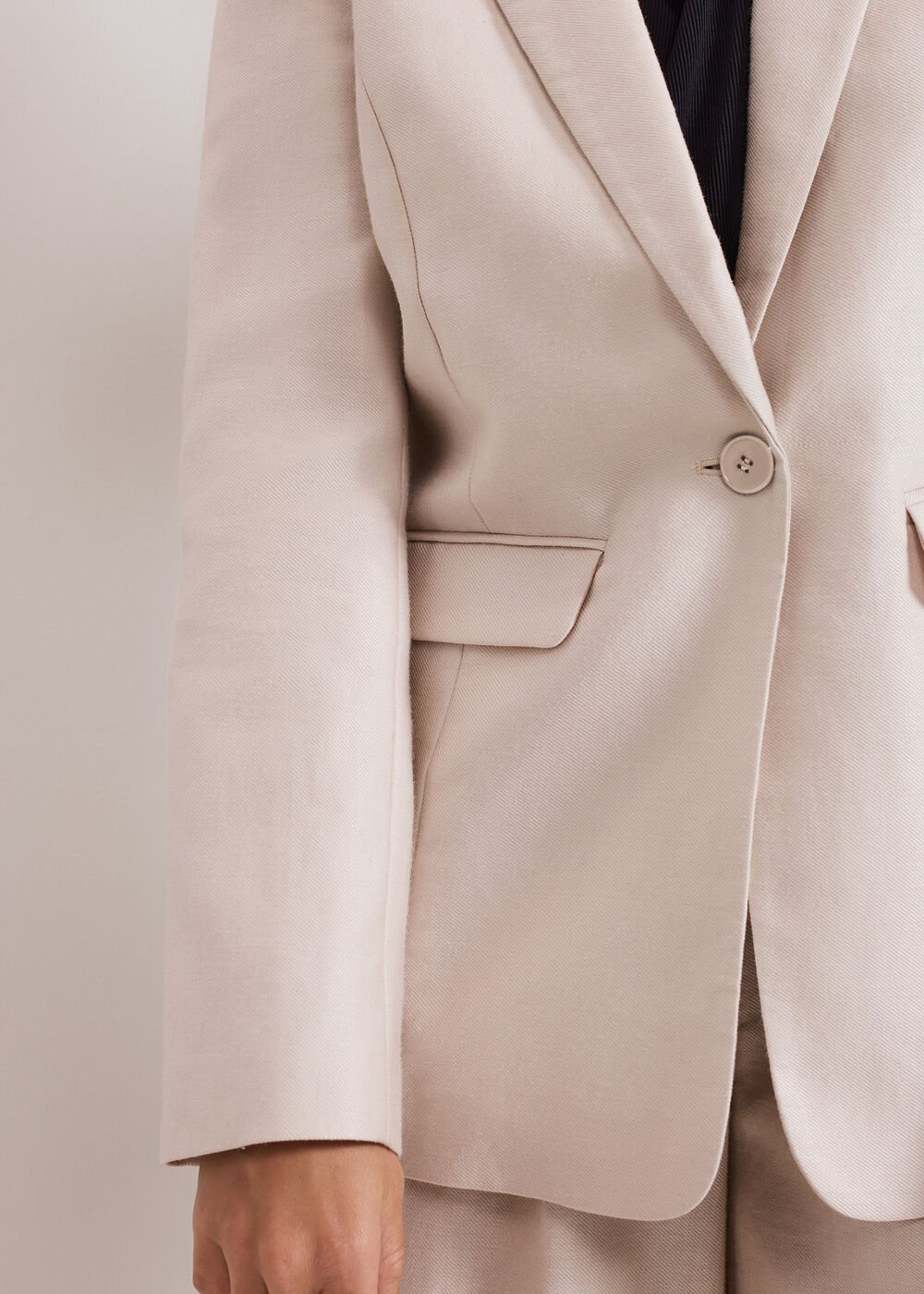 Amble Sheen Blazer Neutral