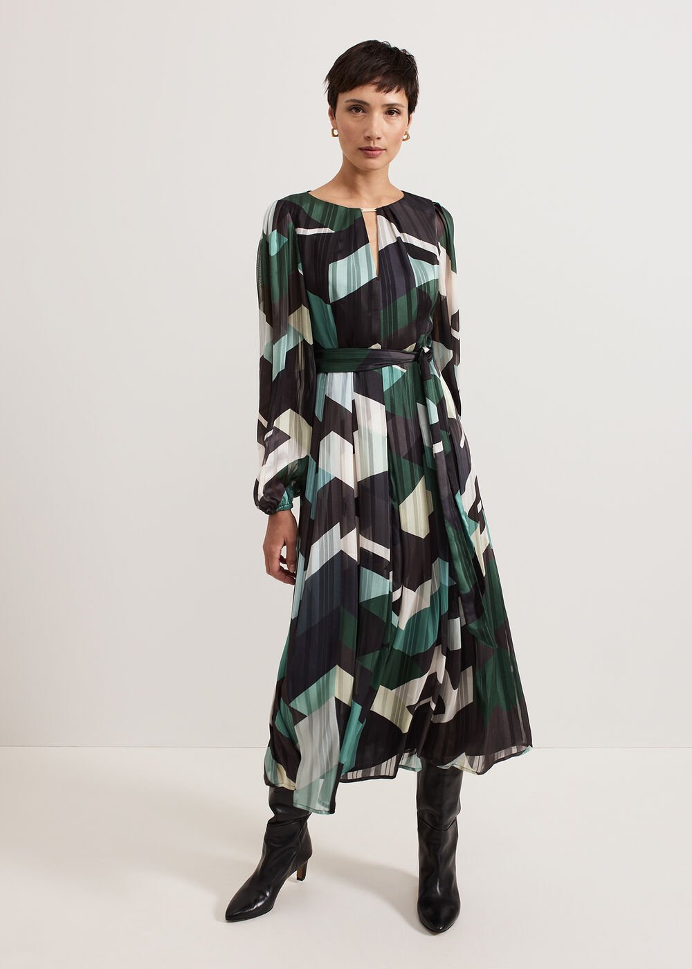 Francesca Midi Dress Multi-Coloured