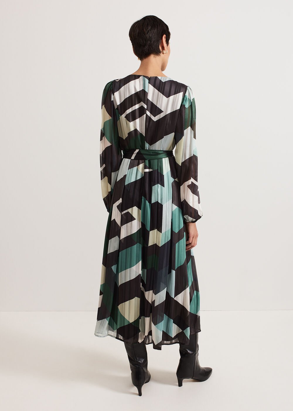 Francesca Midi Dress Multi-Coloured