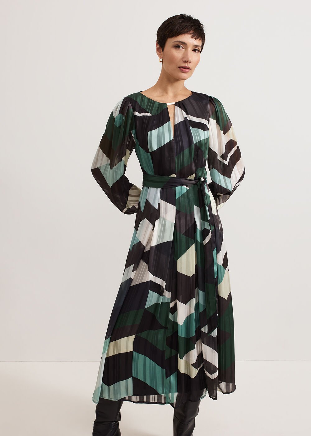 Francesca Midi Dress Multi-Coloured
