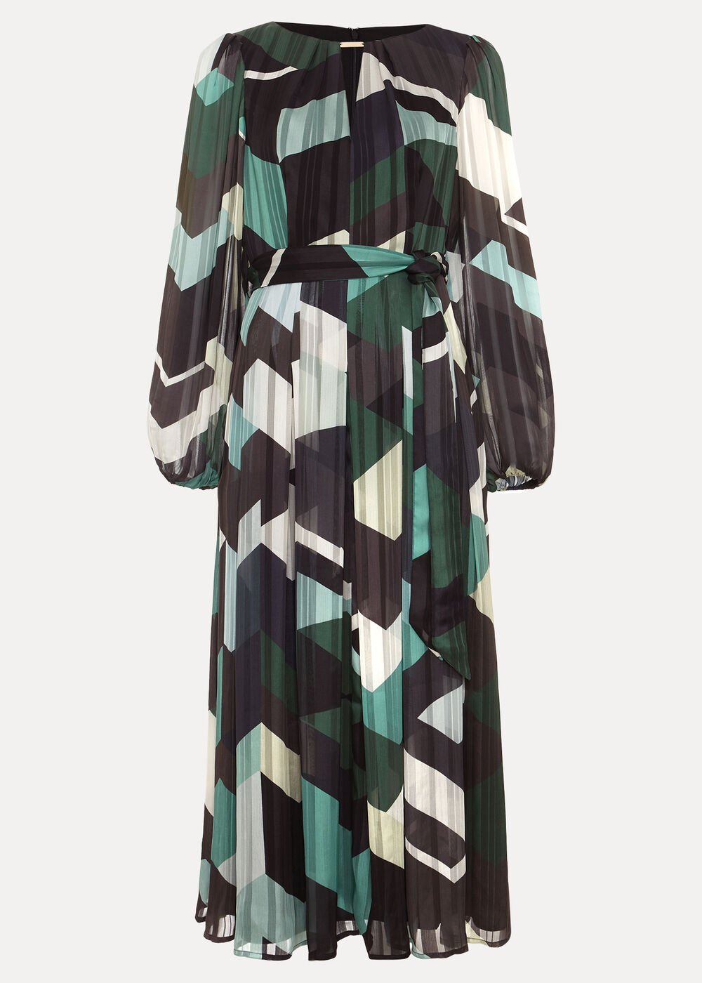 Petite Francesca Midi Dress Multi-Coloured