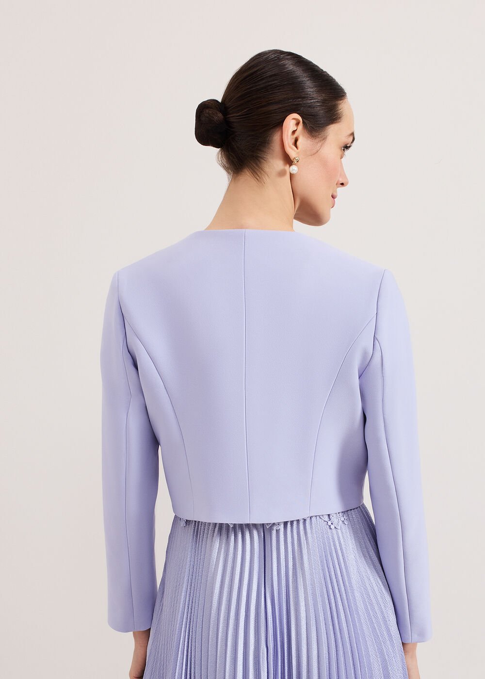 Emma Pocket Jacket Pale Blue