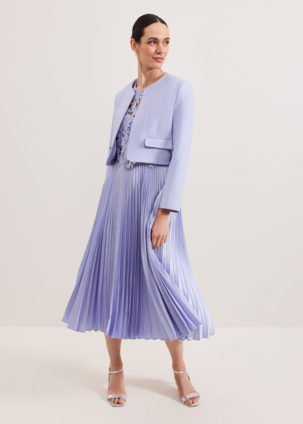 Emma Pocket Jacket Pale Blue