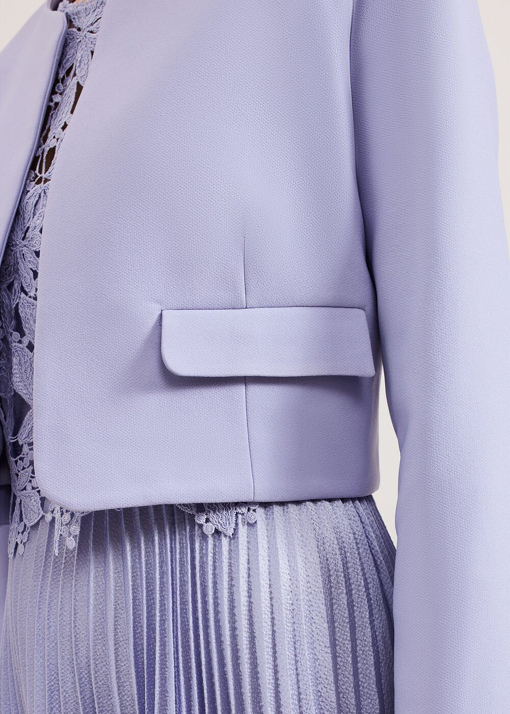 Emma Pocket Jacket Pale Blue