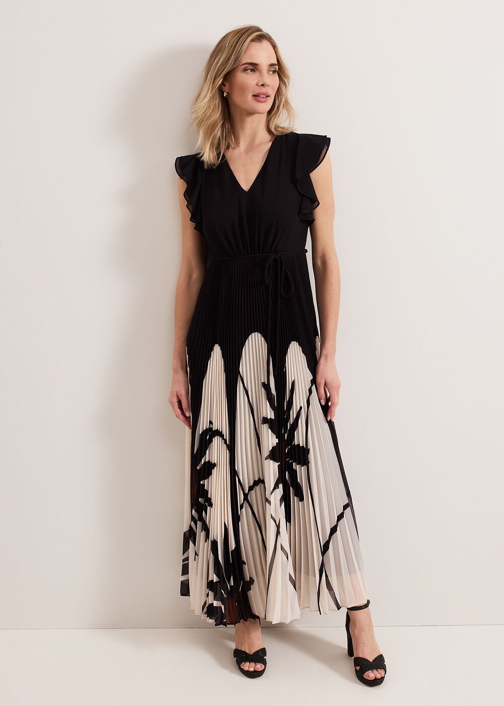 Uma Maxi Dress Black Multi