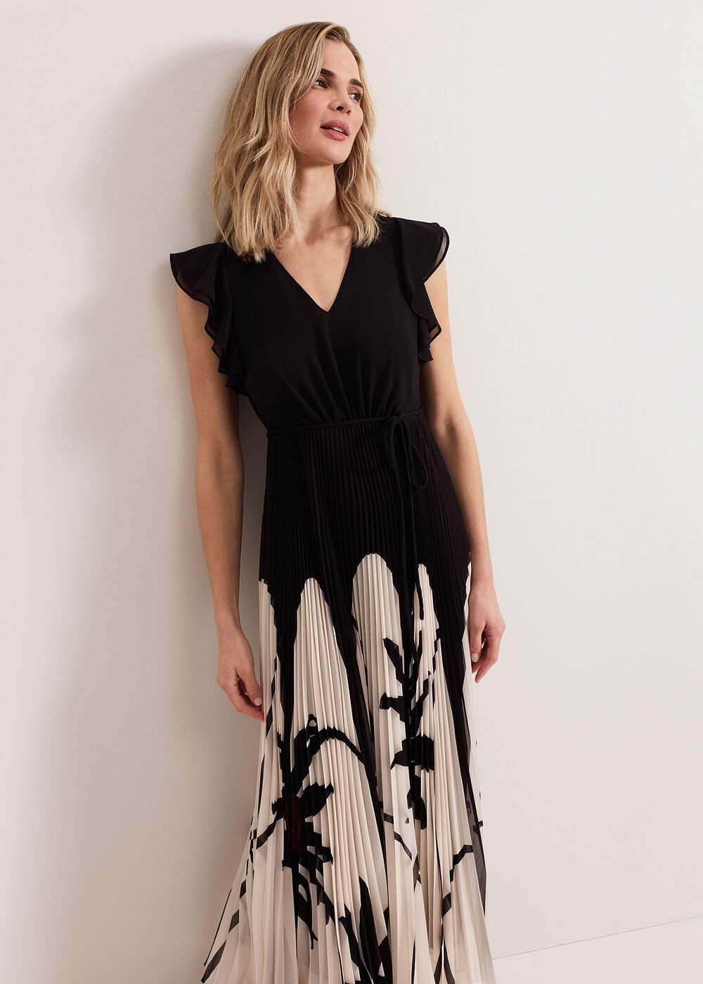 Uma Maxi Dress Black Multi