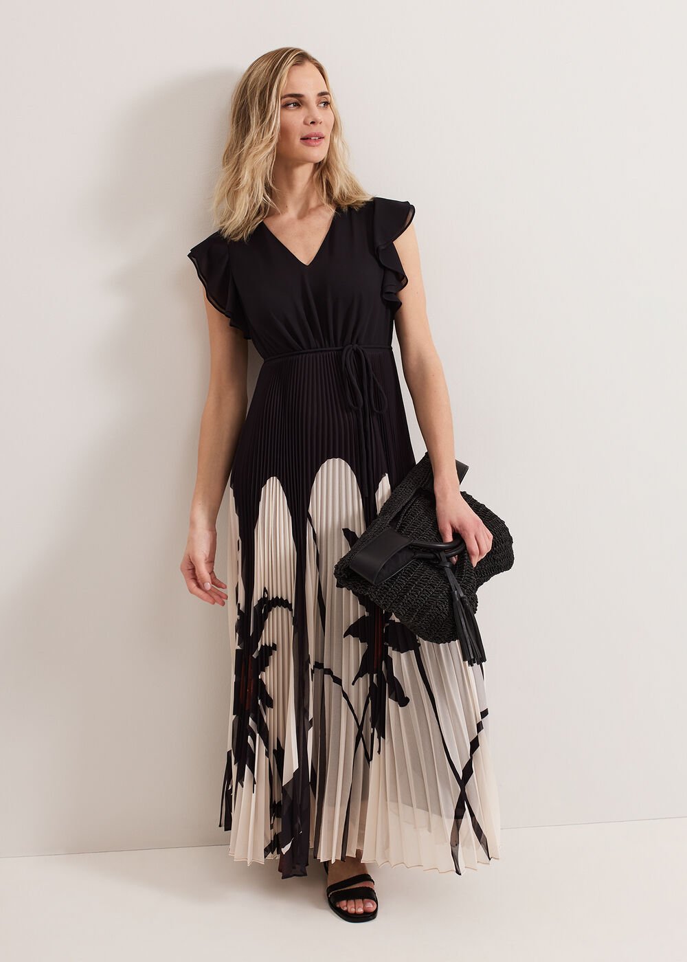 Uma Maxi Dress Black Multi