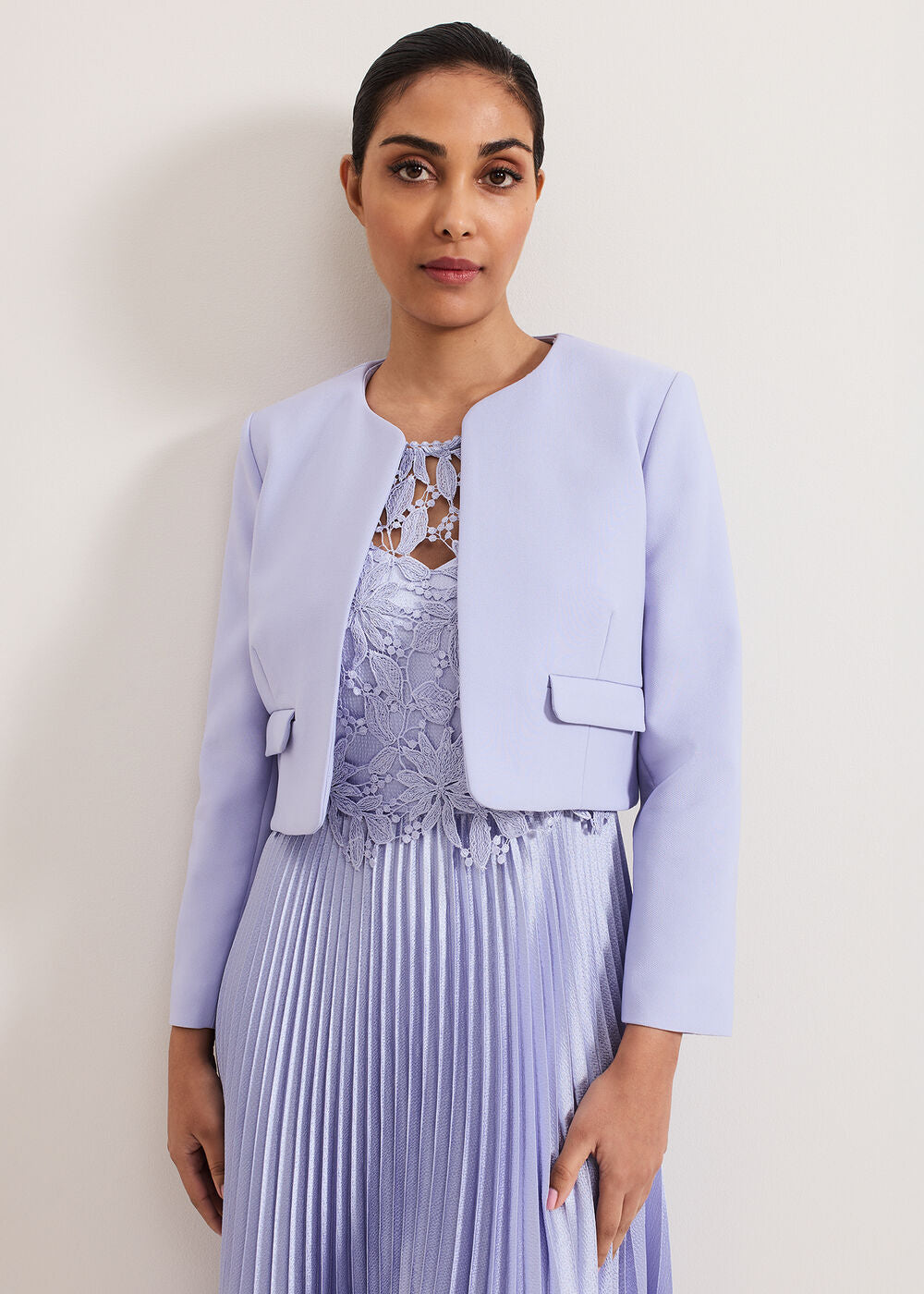 Petite Emma Jacket Pale Blue