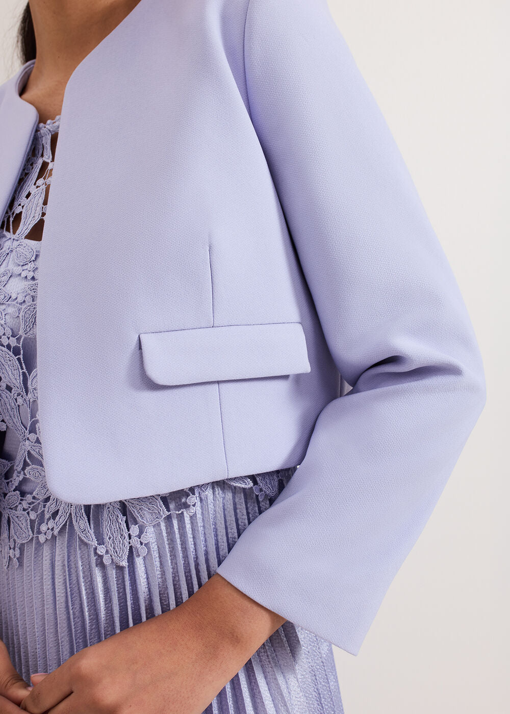 Petite Emma Jacket Pale Blue