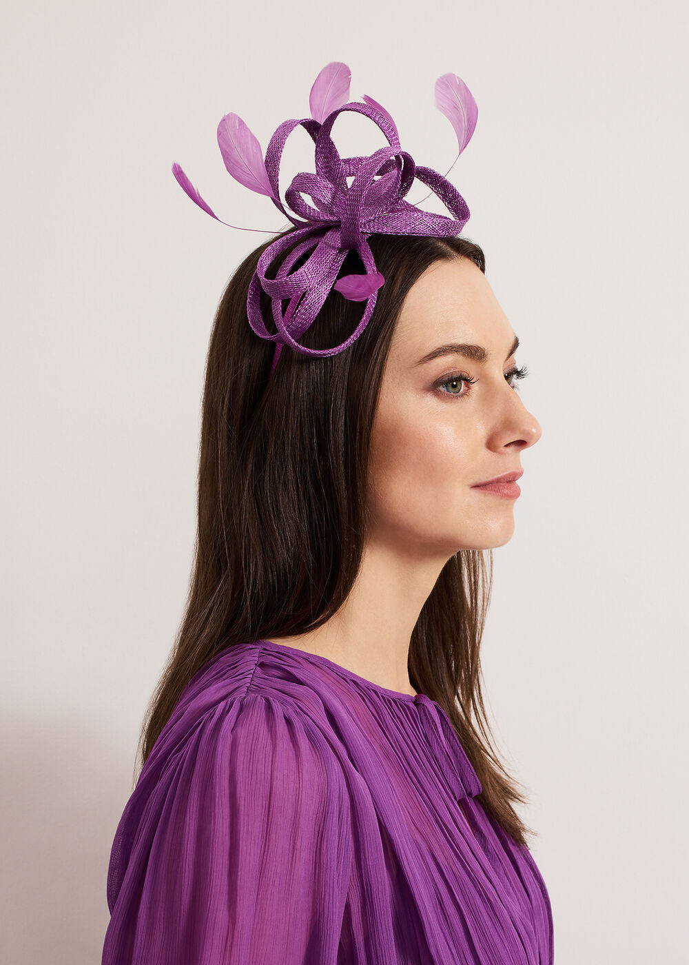 Bow Headband Purple
