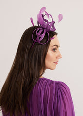 Bow Headband Purple