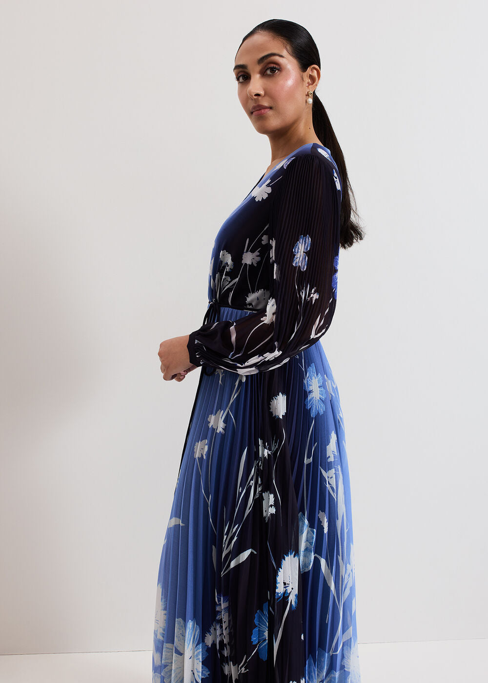Petite Annie Dress Blue