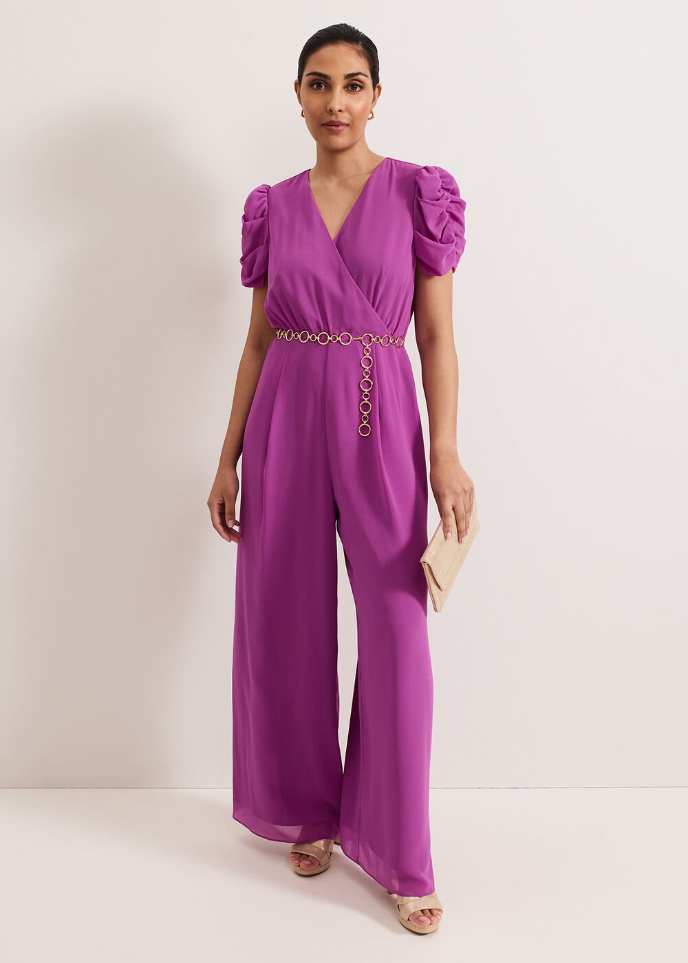 Petite Helene Jumpsuit Purple