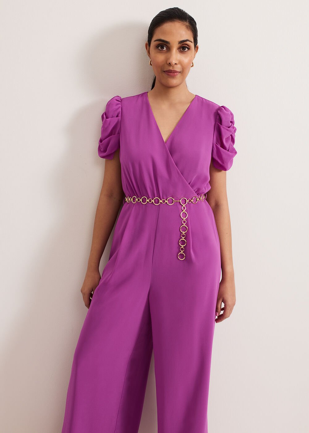 Petite Helene Jumpsuit Purple