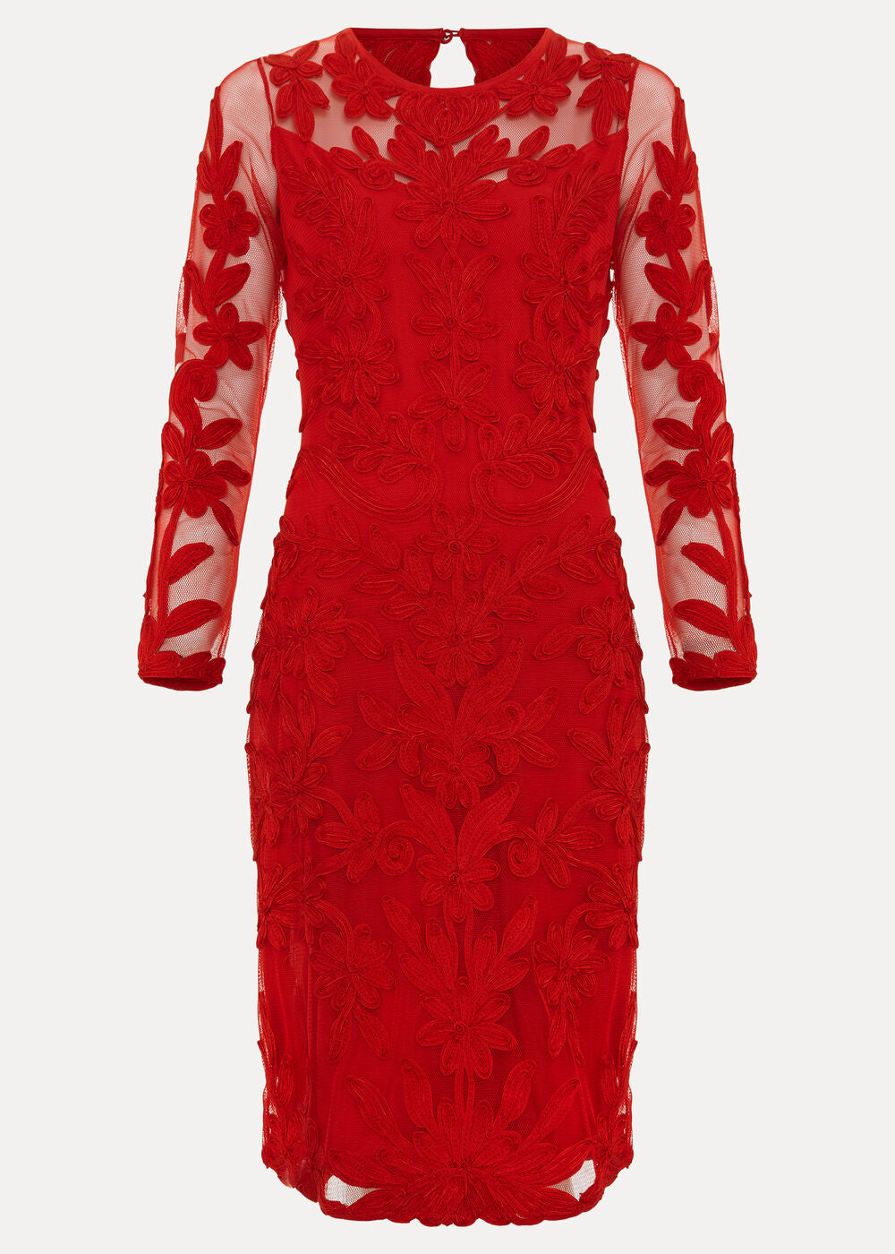 Navida Midi Dress Red