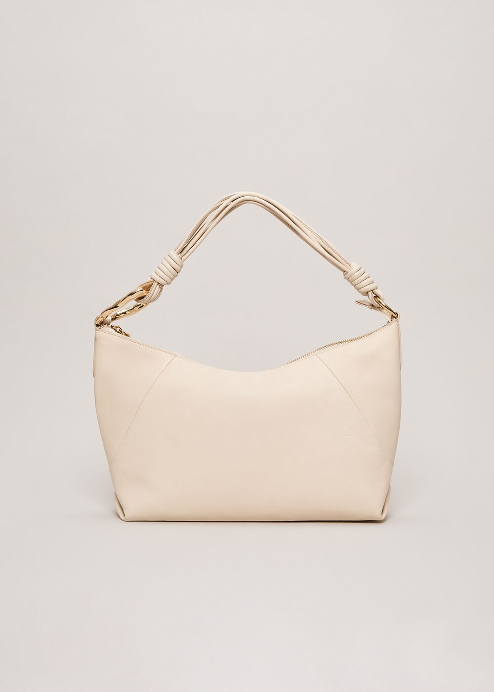 Twisted Handle Bag Ivory