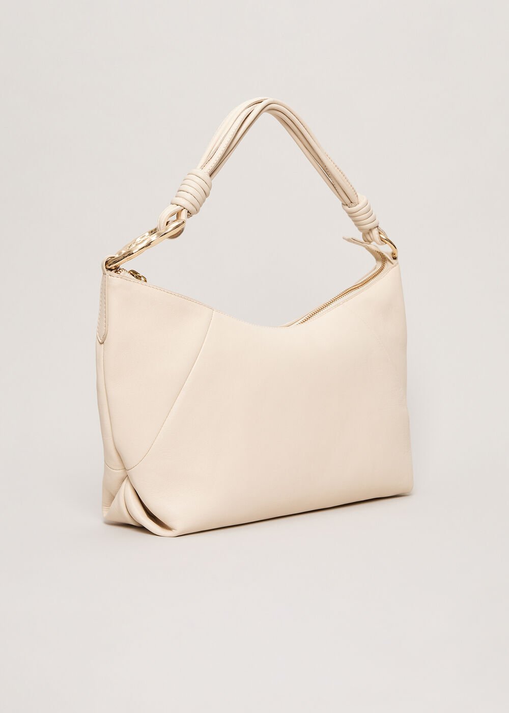 Twisted Handle Bag Ivory