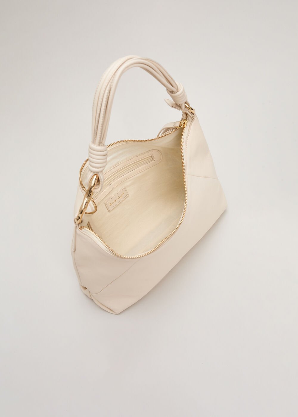 Twisted Handle Bag Ivory