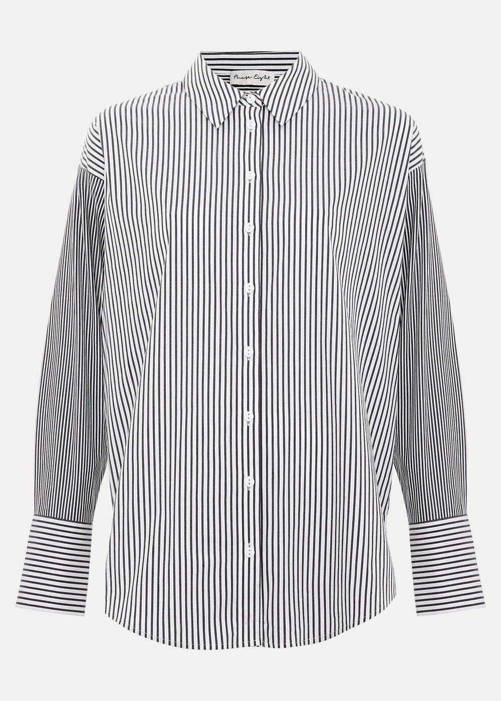 Mixed Stripe Shirt Black/Ivory