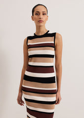 Louisa Stripe Top Neutral