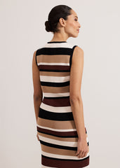 Louisa Stripe Top Neutral