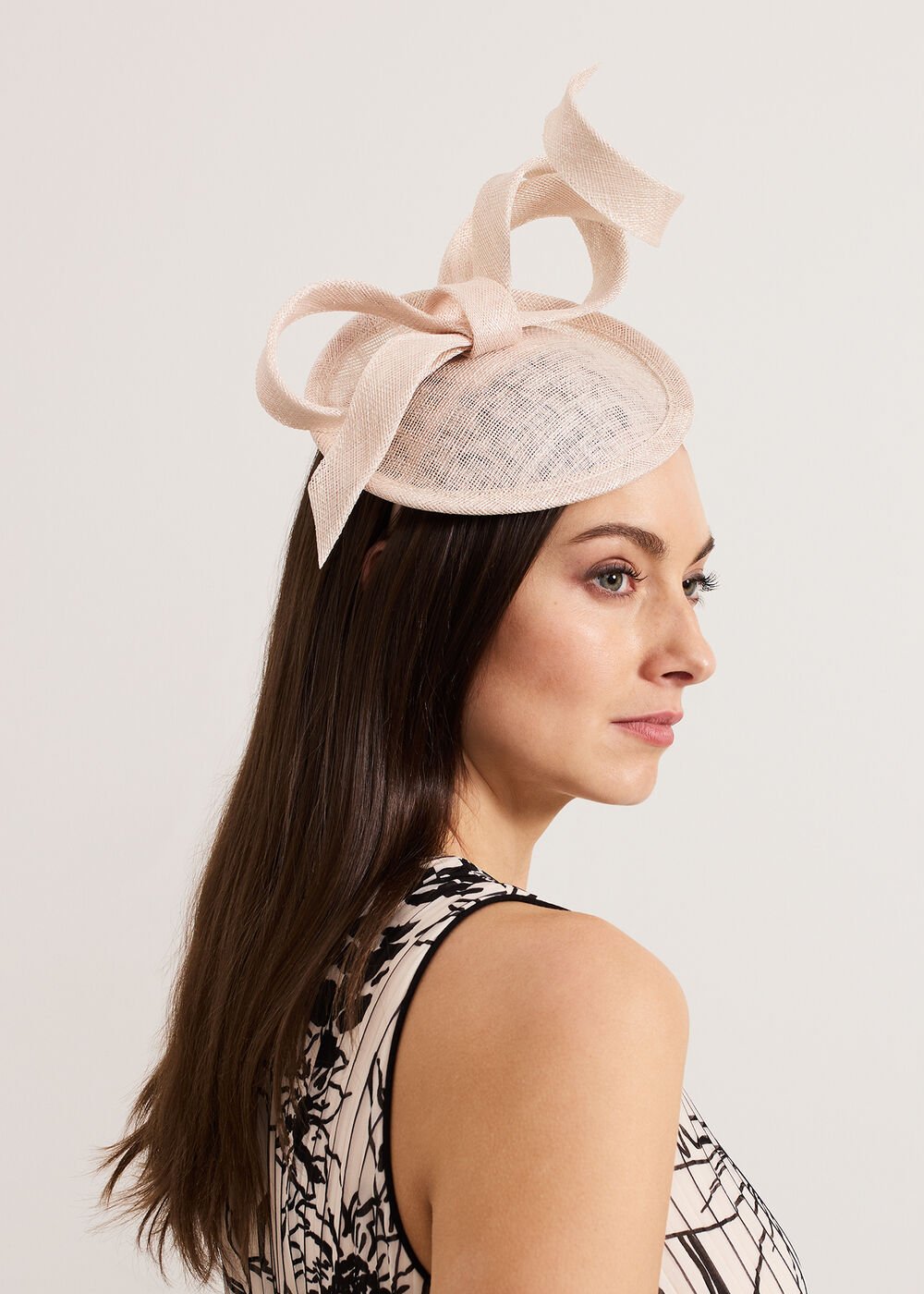 Disc Fascinator Neutral