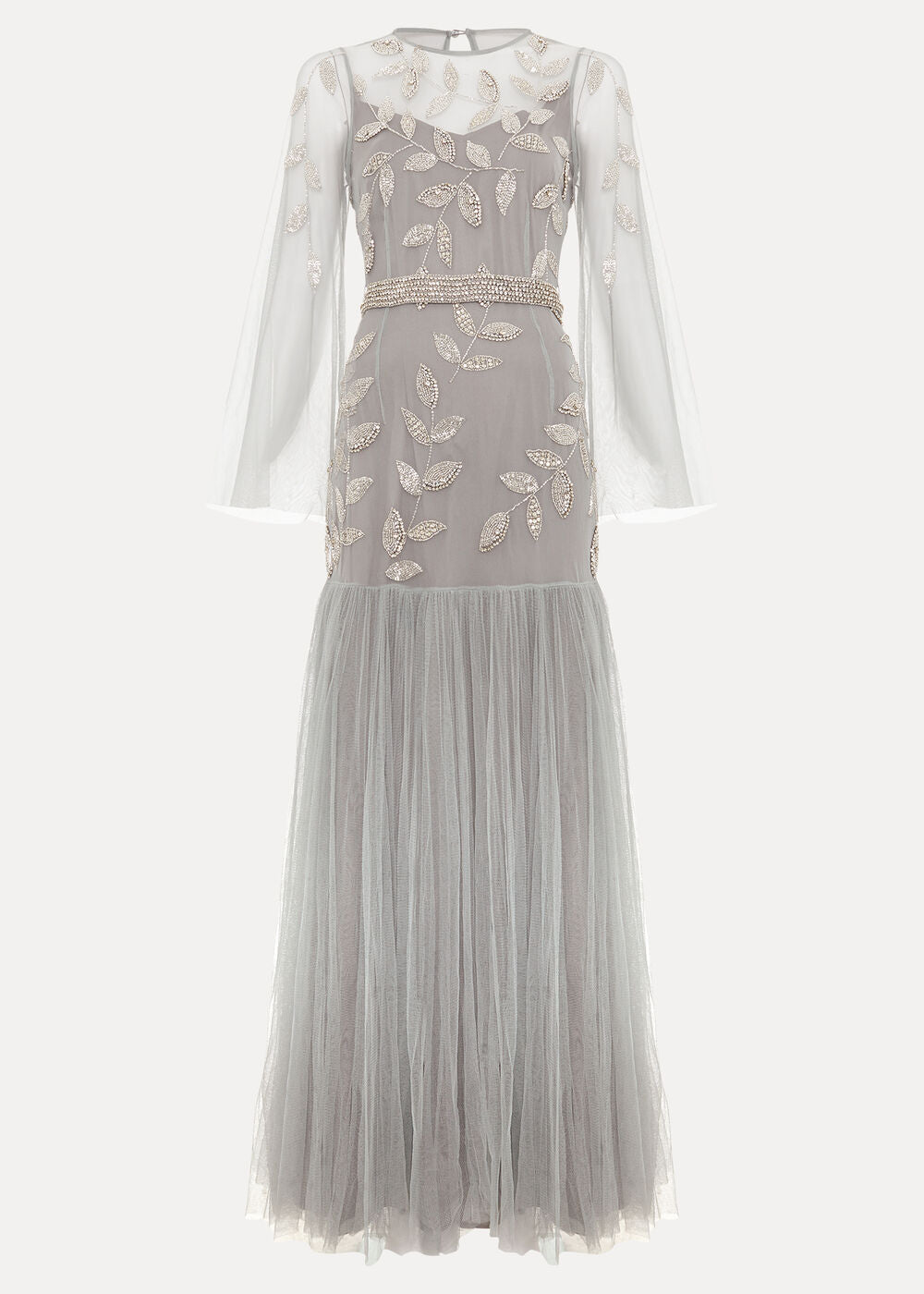 Trish Beaded Dress Eau De Nil