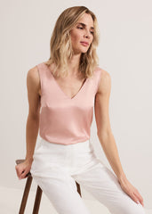 Athena Satin Cami Pale Pink