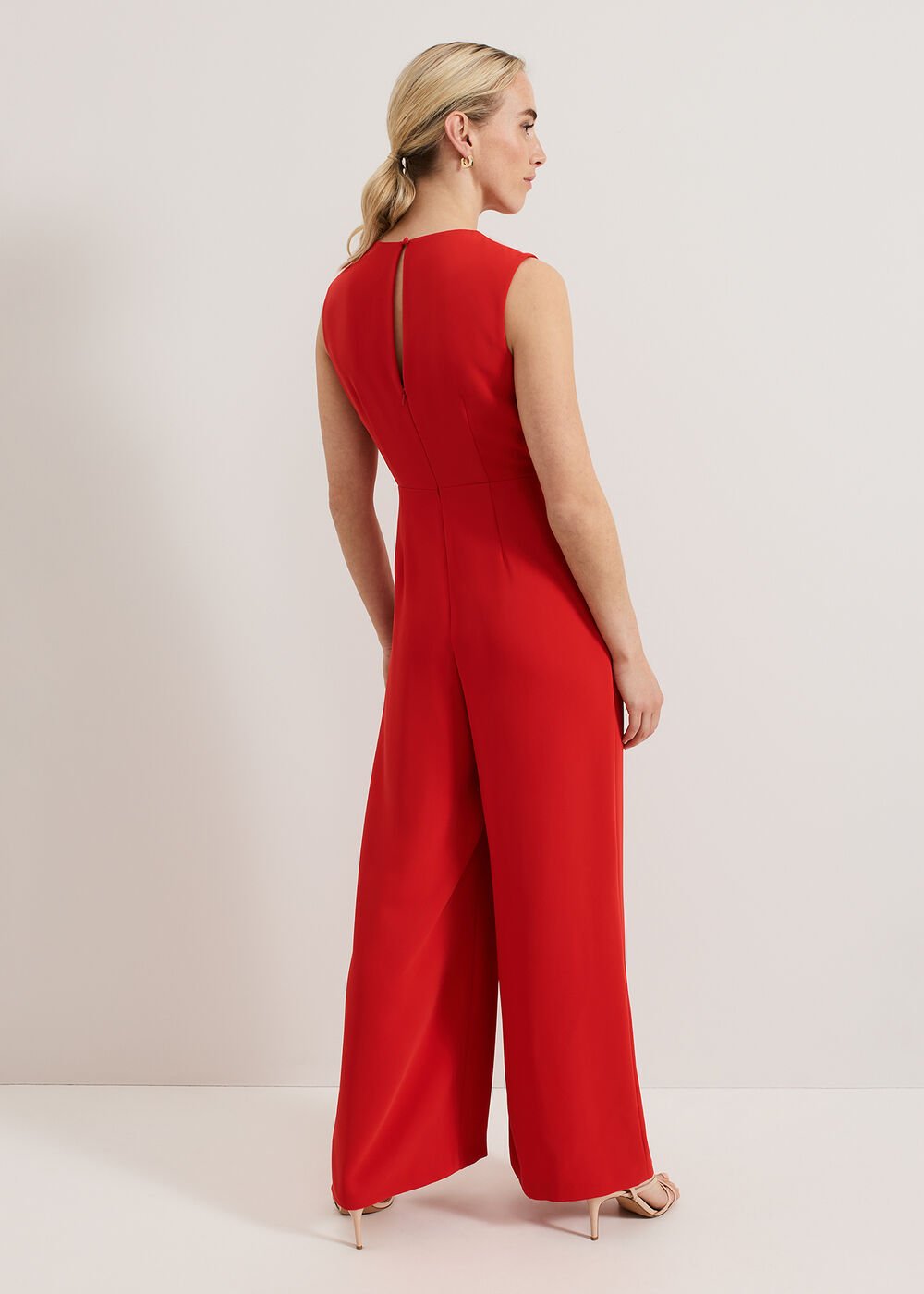 Saffron Jumpsuit Red