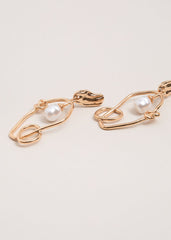 Pearl Earrings Gold