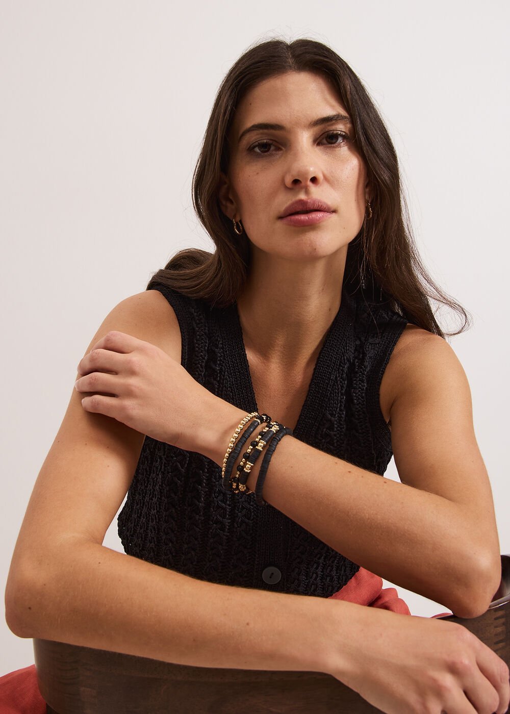 Beaded Bracelet Pack Black