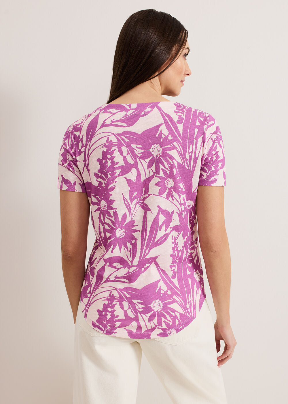 Alice Floral Top Purple