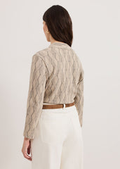 Rena V Neck Top Stone